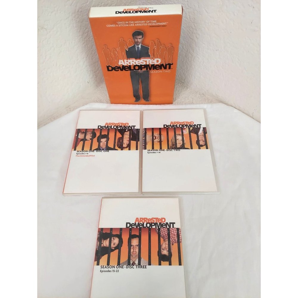 Arrested Development Complete Season 1 & Season 2 (DVD, 2009, 3-Disc Sets) Lot